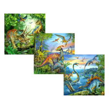 Ravensburger Puzzle 3x49 db - Dinoszauruszok puzzle, kirakós