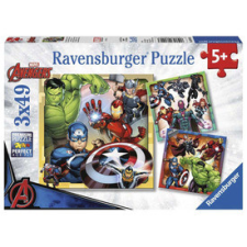 Ravensburger : Puzzle 3x49 db - Marvel hősök puzzle, kirakós