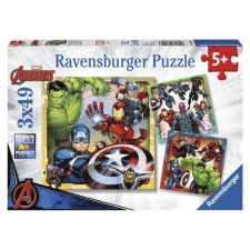 Ravensburger : Puzzle 3x49 db - Marvel hősök puzzle, kirakós