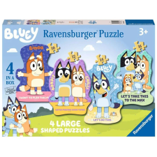 Ravensburger Puzzle 4 db - Bluey  Ajánlott 3-99 éves korig unisex (15141) puzzle, kirakós