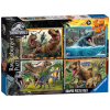 Ravensburger Puzzle 4x100 - Jurassic world  Ajánlott 4-12 éves korig unisex (06654)