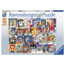  Ravensburger: Puzzle 500 db - Arcok (53874) puzzle, kirakós