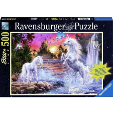 Ravensburger Puzzle 500 db Egyszarvúak A Folyónál (148738) puzzle, kirakós