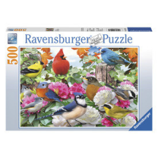Ravensburger : Puzzle 500 db - Madarak a kertben puzzle, kirakós