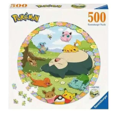 Ravensburger puzzle 500 db-os - Pokemon - Pokemonok virágok között puzzle, kirakós