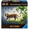 Ravensburger Puzzle 500 db - Tigris a dzsungelban  Ajánlott 10-99 éves korig unisex (93938)