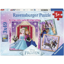 Ravensburger Puzzle játék 3x 49 darabos Disney Jégvarázs 12004379 puzzle, kirakós