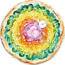 Ravensburger Ravensburger 500 darabos puzzle - Színpaletta pizza puzzle, kirakós