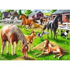 Ravensburger ravensburger boldog lovak puzzle puzzle, kirakós