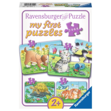 Ravensburger Ravensburger első puzzle háziállatok 4 az 1-ben puzzle, kirakós