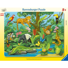 Ravensburger Ravensburger esőerdei állatok puzzle gyerekeknek puzzle, kirakós