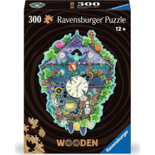 Ravensburger Ravensburger fa körvonal puzzle kakukkos óra 300 darabos puzzle, kirakós