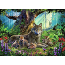 Ravensburger Ravensburger farkasok az erdőben puzzle, 1000 darabos puzzle, kirakós
