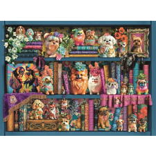 Ravensburger Ravensburger puzzle aranyos porcelán mopszok 500 darabos puzzle, kirakós