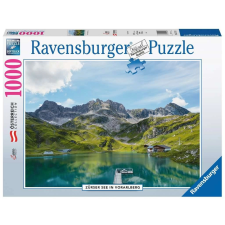 Ravensburger Ravensburger puzzle, Zürichi-tó Vorarlbergben, Ausztria, 1000 darabos puzzle, kirakós