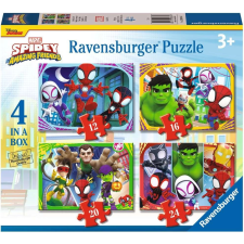 Ravensburger Ravensburger Spidey és csodálatos barátai 4 az 1-ben puzzle puzzle, kirakós