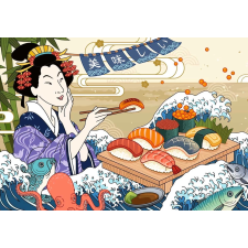 Ravensburger Ravensburger sushi puzzle pillanat - 300 darabos puzzle, kirakós