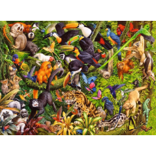 Ravensburger Ravensburger trópusi esőerdő puzzle XXL 200 darabos puzzle, kirakós