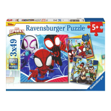 Ravensburger Spidey, 3× 49 darabos puzzle, kirakós