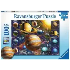Ravensburger The Planets XXL100 Kirakós játék 100 db Űr puzzle, kirakós