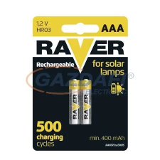  RAVER B7414 ELEM AKKUMULÁTOR SOLAR HR03 2BL villanyszerelés