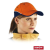 RAW-POL CZTOP védősapka 57-61 cm unisex Kék és narancs