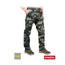 RAW-POL Derékvédő nadrág, klasszikus szabású IGEN munkához 46 Olive Camouflage munkaruha