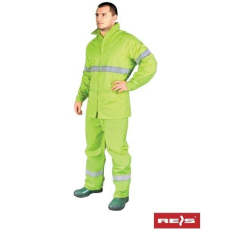 RAW-POL Fényvisszaverő vízálló védőruha KPL-RAINER XXXL Light Green