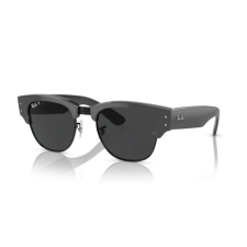 Ray-Ban RB0316S 136748 MEGA CLUBMASTER GREY ON BLACK POLARIZED BLACK napszemüveg napszemüveg