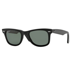 Ray-Ban RB2140 901/58 WAYFARER BLACK CRYSTAL GREEN POLARIZED napszemüveg