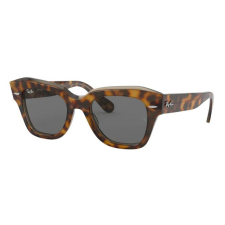 Ray-Ban RB2186 1292B1 STATE STREET HAVANA ON TRANSPARENT BROWN DARK GREY napszemüveg napszemüveg
