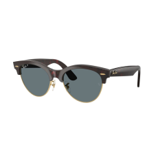Ray-Ban RB2341 990/3R CLUBMASTER WAY Red Havana On Gold Dark Blue Polar napszemüveg