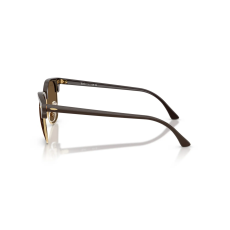 Ray-Ban RB3016 687853 CLUBMASTER Brown & Gold Dark Brown napszemüveg