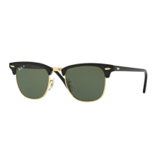 Ray-Ban RB3016 901/58 CLUBMASTER BLACK CRYSTAL GREEN POLARIZED napszemüveg napszemüveg
