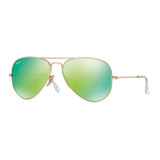 Ray-Ban RB3025 112/19 AVIATOR MATTE GOLD CRY.GREEN MIRROR MULTIL.GREEN napszemüveg