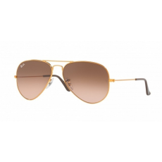 Ray-Ban RB3025 9001A5 AVIATOR LARGE METAL SHINY LIGHT BRONZE PINK GRADIENT BROWN napszemüveg