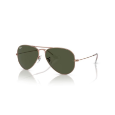 Ray-Ban RB3025 920231 AVIATOR LARGE METAL ROSE GOLD GREEN napszemüveg napszemüveg
