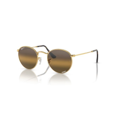 Ray-Ban RB3447 001/G5 ROUND METAL GOLD CLEAR/BROWN CHROMANCE GRADIENT napszemüveg