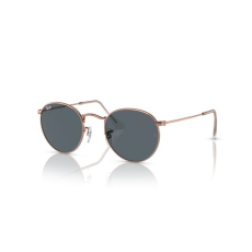 Ray-Ban RB3447 9202R5 ROUND METAL ROSE GOLD DARK BLUE napszemüveg