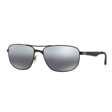 Ray-Ban RB3528 006/82 MATTE BLACK GREY MIRROR SILVER GRAD POLAR napszemüveg