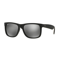 Ray-Ban RB4165 622/6G JUSTIN RUBBER BLACK GREY MIRROR SILVER napszemüveg napszemüveg