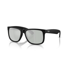 Ray-Ban RB4165 622/Y4 JUSTIN RUBBER BLACK GREEN MIRROR SILVER POLARIZED napszemüveg