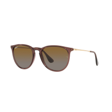 Ray-Ban RB4171 6593T5 ERIKA Transparent Dark Brown Brown Gradient Polar napszemüveg napszemüveg