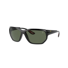 Ray-Ban RB4366M F60171 BLACK ON MATTE BLACK DARK GREEN napszemüveg