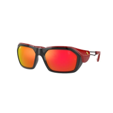 Ray-Ban RB4367M F6016Q BLACK BROWN MIRROR ORANGE napszemüveg