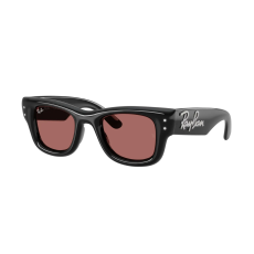 Ray-Ban RB4940B 686485 WAYFARER PUFFER Black Dark Violet napszemüveg