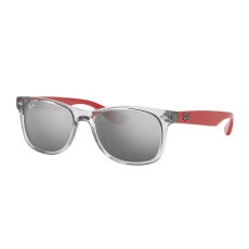 Ray-Ban RJ9052S 70636G JUNIOR NEW WAYFARER TRANSPARENT GREY GREY MIRROR SILVER gyermek napszemüveg