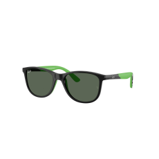 Ray-Ban RJ9077S 719371 Black & Rubber Green Dark Green napszemüveg