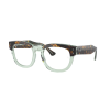 Ray-Ban RX0298V 8249 MEGA HAWKEYE Havana On Transparent Green Demo Lens szemüveg