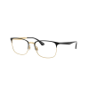 Ray-Ban RX6421 2890 Black & Gold DEMO LENS szemüveg